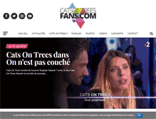 Tablet Screenshot of catsontreesfans.com
